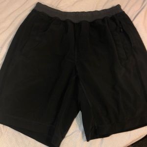 Black lululemon shorts